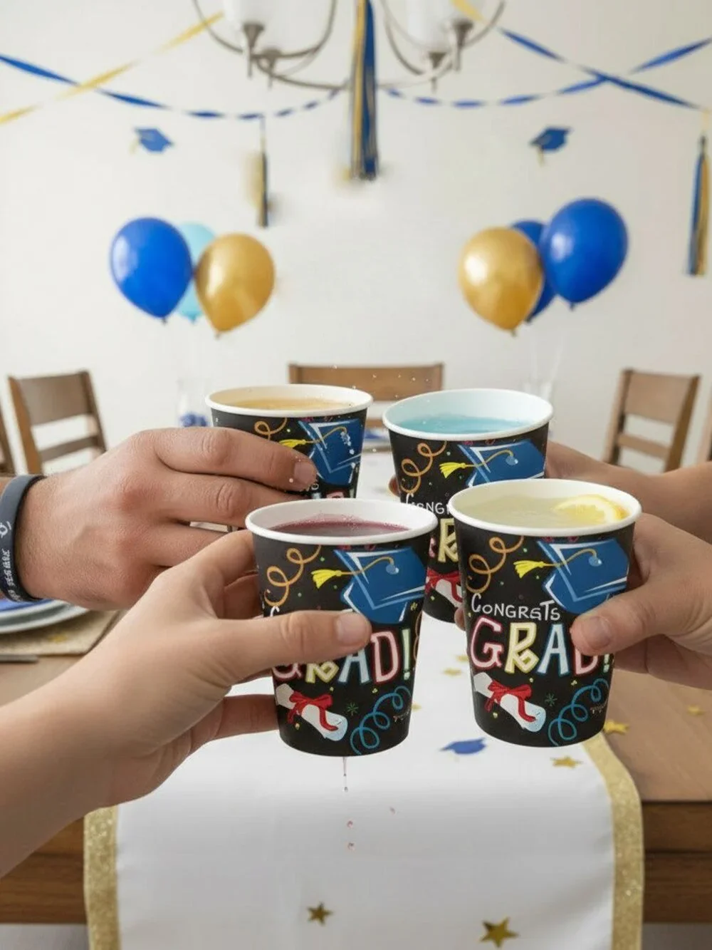 Graduation Party Cups 9oz Paper 8ct Forum Novelties Congrats Grad Tableware